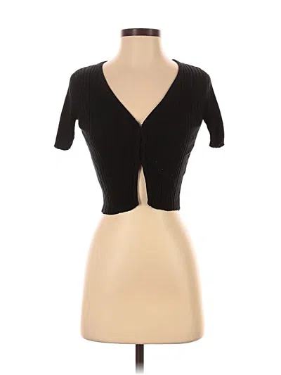 Pre-owned Millau Short Sleeve Top Black Sweetheart Neckline Tops