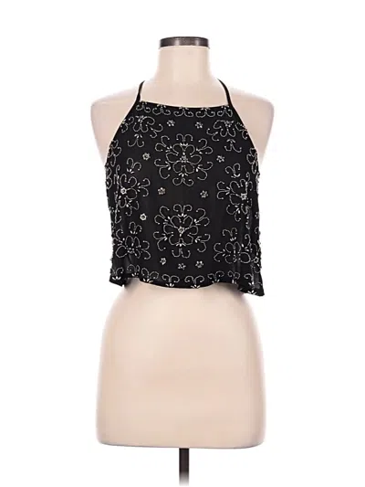 Pre-owned Millau Sleeveless Blouse In Black