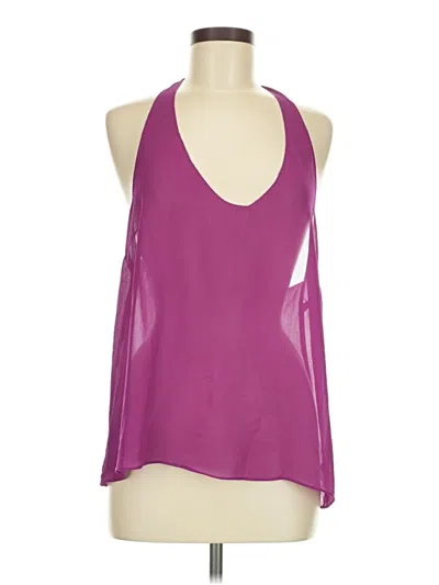 Pre-owned Millau Sleeveless Blouse In Purple