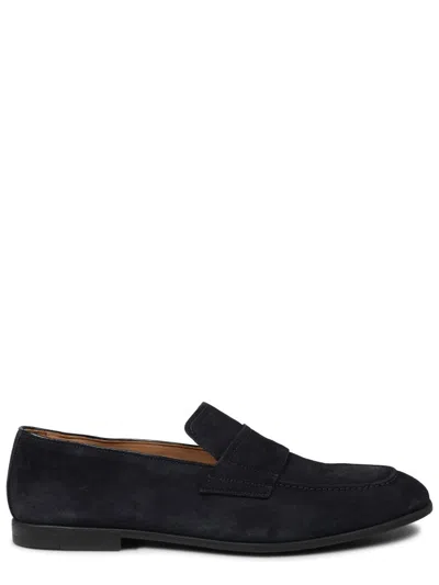 Mille 885 Calf Suede Loafer In Blue