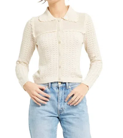 Mille Andie Vintage-inspired Cardigan In Ivory In Neutral