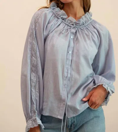Mille Annette Top In Sky In Blue
