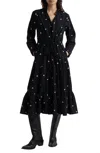 Mille Astrid Floral Long Sleeve Cotton Dress In Multi