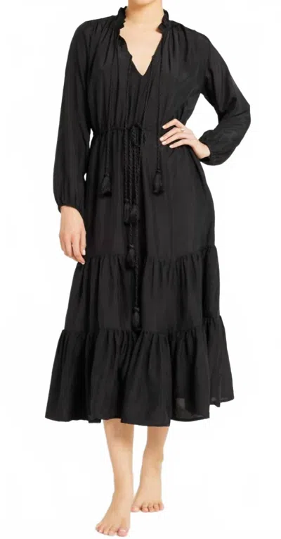 MILLE ASTRID MIDI DRESS IN BLACK