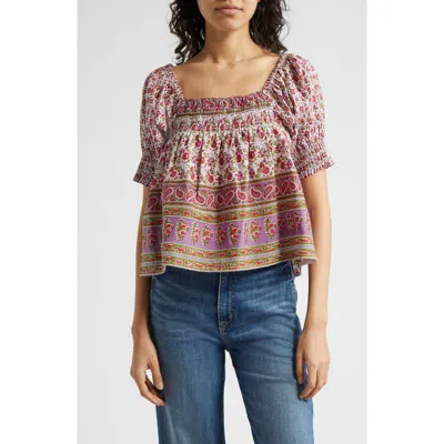 Mille Caro Off The Shoulder Top In Brown