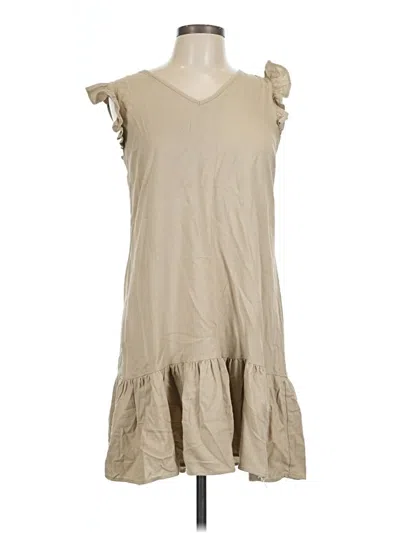 Pre-owned Mille Casual Dress In Tan