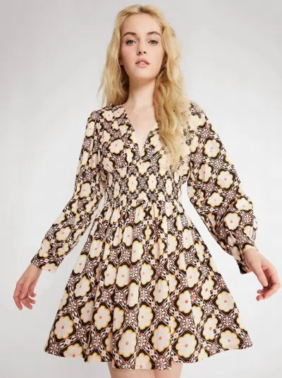 Mille Claudia Mini Dress In Merida In Multi