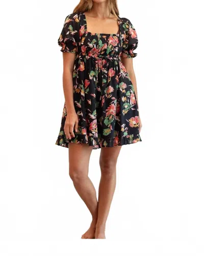 Mille Clover Dress In Somerset In Black