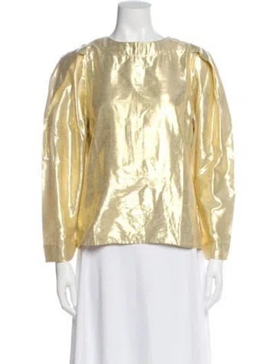 Pre-owned Mille Crew Neck Long Sleeve Top