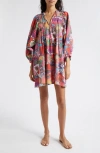 Mille Daisy Long Sleeve Dress In Shangri-la