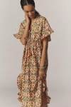 Mille Eden Floral Cotton Kaftan