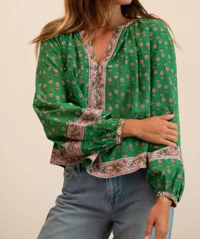 Mille Elodie Top In Jelly Bean In Green