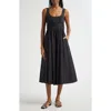 Mille Frannie Sleeveless Midi Dress In Black