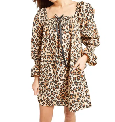 Mille Gabriette Dress In Cheetah In Multi
