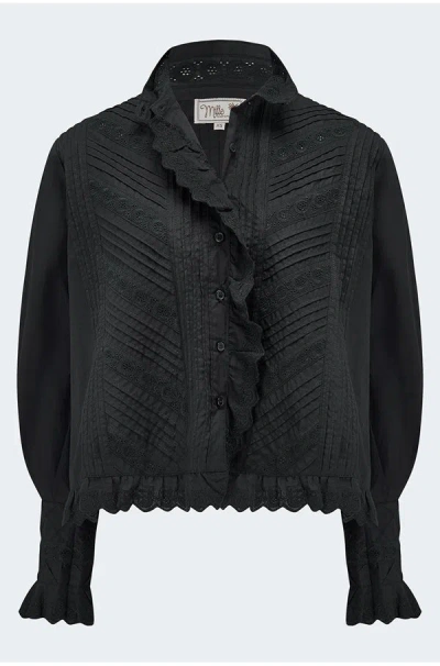 Mille Georgina Top In Black