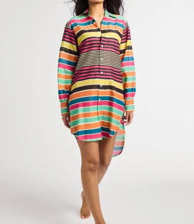 Mille Holly Mini Dress In Ibiza Stripe