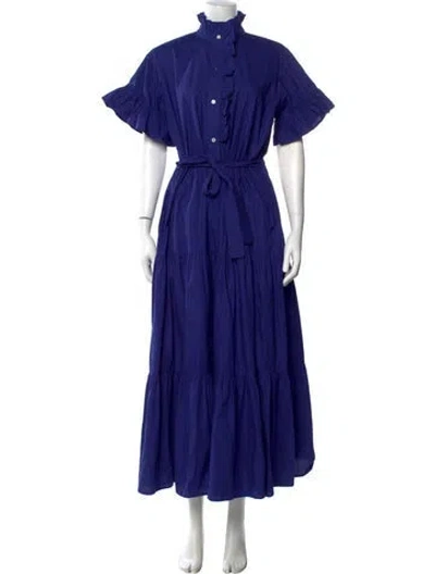 Pre-owned Mille Long Dress In Blue