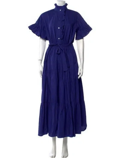Pre-owned Mille Long Dress In Blue