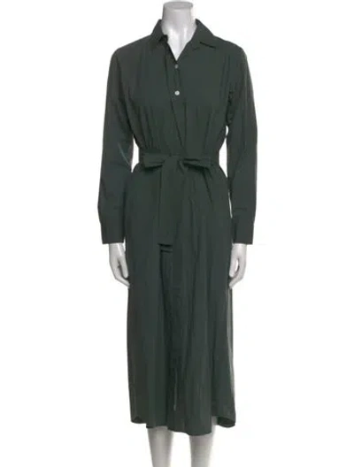 Pre-owned Mille Long Dress In Green