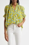Mille Marnie Floral Ruffle Top