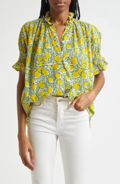 Mille Marnie Floral Ruffle Top