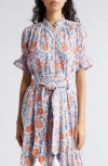Mille Marnie Floral Ruffle Top In Newport Floral