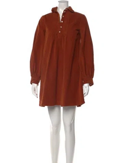 Pre-owned Mille Mini Dress In Orange