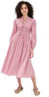Mille Nora Dress Tango Stripe In Tango Stripe