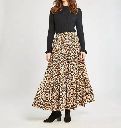 Mille Paola Skirt In Cheetah In Multi