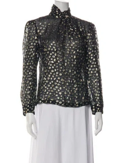 Pre-owned Mille Patterned Long Sleeve Top In Multicolor