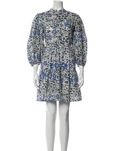 Pre-owned Mille Printed Mini Dress In Multi