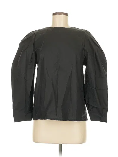 Pre-owned Mille Resort & Travel Long Sleeve Blouse In Black