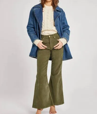 Mille Ricky Denim Peacoat In Atlantic In Blue