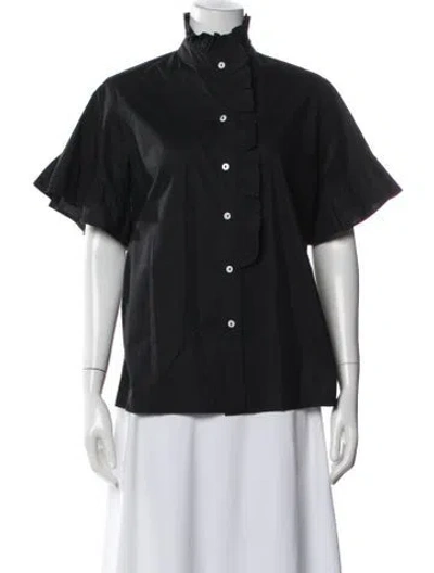 Pre-owned Mille Short Sleeve Top In Blue