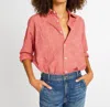 Mille Sofia Top In Rosewood Eyelet In Multi