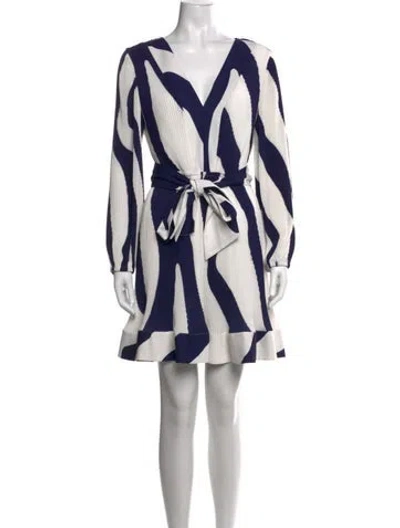 Pre-owned Mille Striped Mini Dress In Multicolor