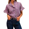 Mille Vanessa Top In Provence Floral In Multi
