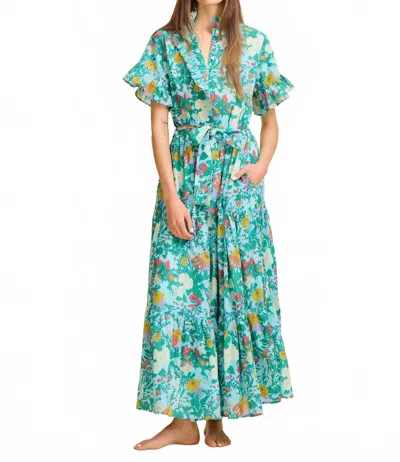Mille Victoria Dress In Swedish Garden In Multi