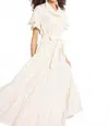 Mille Victoria Maxi Dress In Ivory Eyelet In White