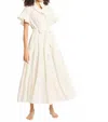 Mille Victoria Maxi Dress In Ivory Eyelet In White
