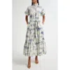 Mille Victoria Ruffle Front Dress In White