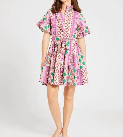 Mille Violetta Dress In Casa In Pink