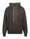 Mille900quindici Man Sweatshirt Dark Brown Size Xl Cotton, Polyester In Brown