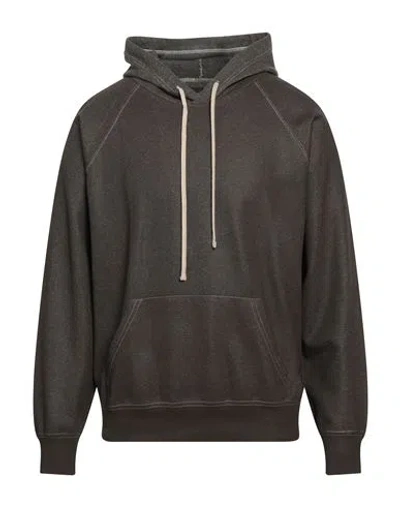 Mille900quindici Man Sweatshirt Dark Brown Size Xl Cotton, Polyester