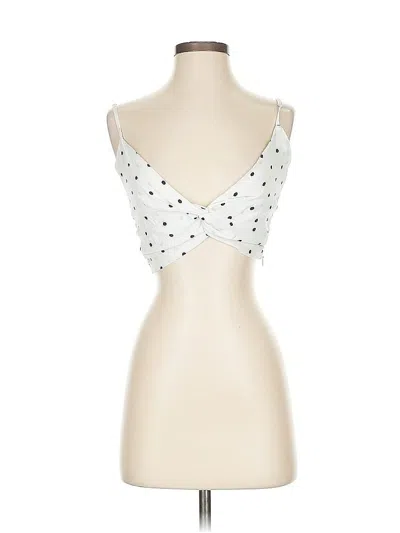 Millenial Pink Tank Top White Sweetheart Neckline Tops