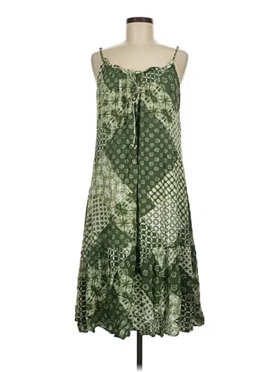 Pre-owned Millenium Casual Dress In Green