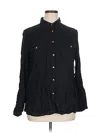 Millenium Long Sleeve Button Down Shirt In Black