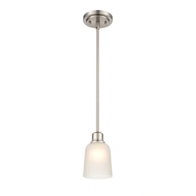 Millennium Lighting 1 Light 5 In. Brushed Nickel Pendant