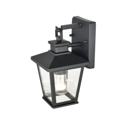Millennium Lighting 1 Light 5.625 In. Powder Coat Black Outdoor In Powder Coated Black