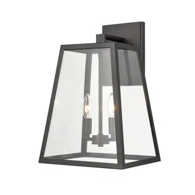 Millennium Lighting 2 - Bulb 17'' H Outdoor Wall Lantern In Black